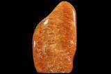 Polished, Orange Calcite Freeform - Madagascar #109627-1